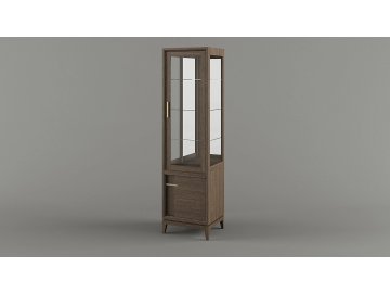 Шкаф с витриной Boston B1 ВМФ-1645 Молодечномебель