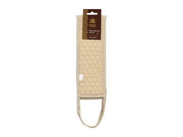 Мочалка Королевский пилинг, лента стёганая, 9,5x45 см арт. 41292