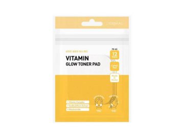 Пэды DERMAL Vitamin Glow Toner, 12 шт, 23 мл