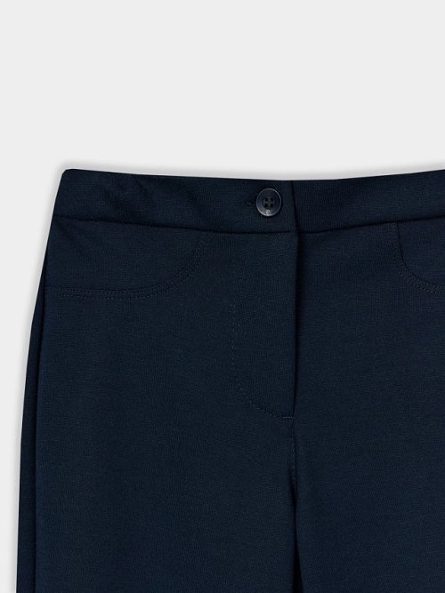 Классические брюки для девочек в темно-синем цвете, фото 12 из 12