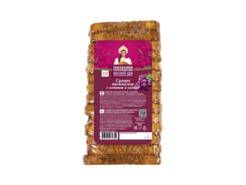 Сухари Посольские с изюмом в сахаре   300г г ПП Корона