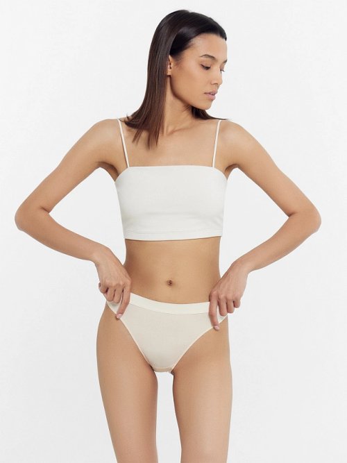 Трусы женские мультипак (2 шт.) в бежевом цвете, фото 3 из 27