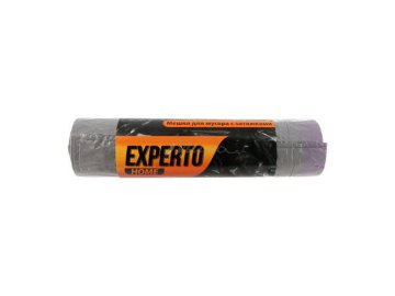 Мешки для мусора EXPERTO с затяжками, 60 л, 20 шт