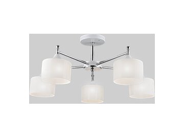 Люстра Aitin-Pro НПБ 02-5x60-105 A4427/5 (хром/белый)