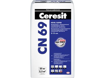 Смесь самонивелирующая цементная Ceresit CN 69, 25 кг