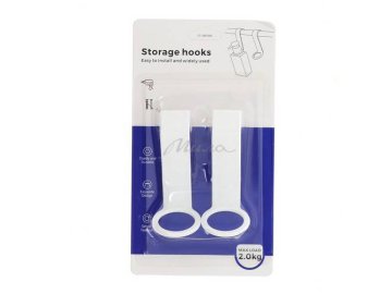 Набор крючков на полотенцесушитель, 2 шт, арт. SLWMT-013 Мила