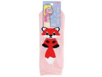 Носки детские STEP BY STEP Goodmood, размер 20-22, розовая Лиса арт.30-61