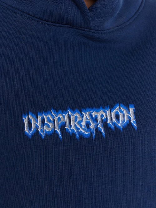 Худи женское синее с принтом "Inspiration", фото 8 из 45