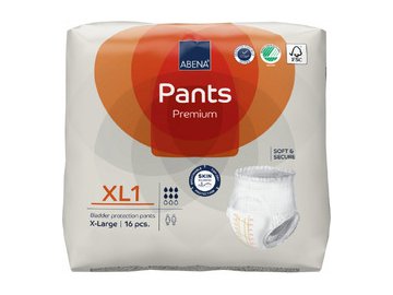 Подгузники-трусики для взрослых Abena Pants Premium XL1 (X-Large) 16шт