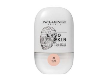 Основа тональная INFLUENCE BEAUTY Ekso Skin с высокой степенью покрытия, тон 01