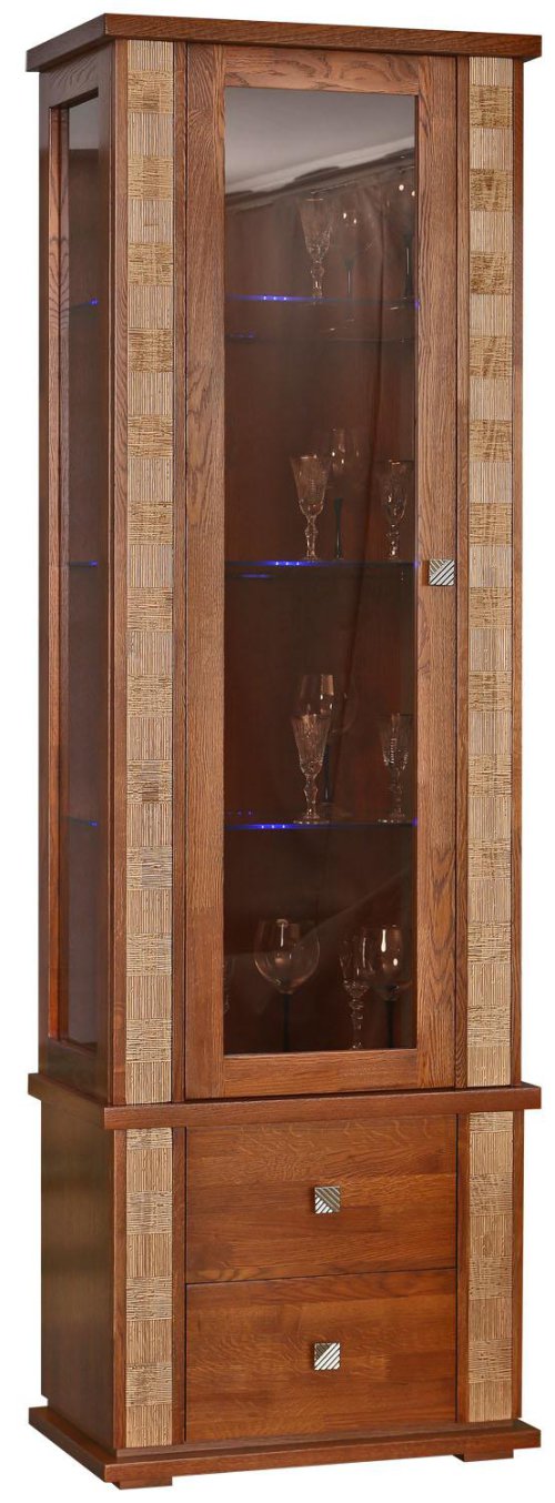Шкаф с витриной «Тунис» П6.343.0.19-01 (П343.19Ш), фото 1 из 15