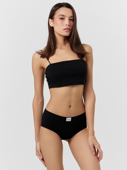 Трусы шортики женские черные, фото 1 из 8