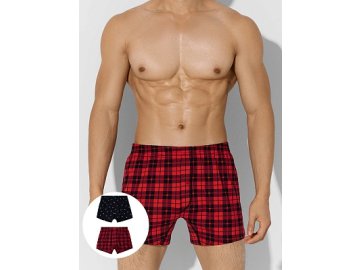 Трусы-шорты мужские красные в наборе, 2 шт