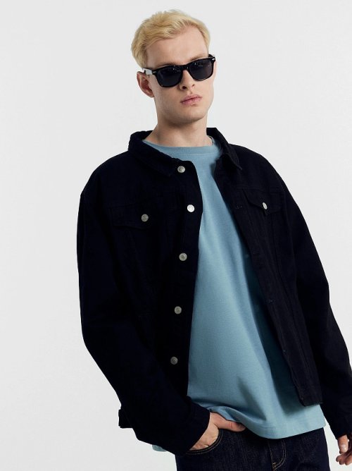 Футболка мужская серо-голубая, фото 4 из 4