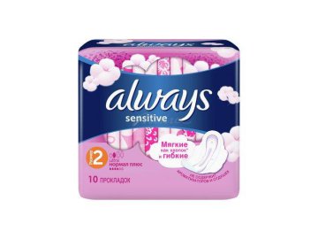Прокладки женские ALWAYS Ultra Normal Plus Sensitive, 10 шт.
