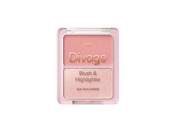 Палетка DIVAGE Blush & Highlighter Duo Face Palette