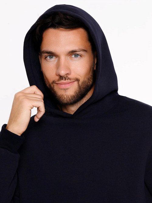 Анорак мужской в темно-синем цвете, фото 4 из 5