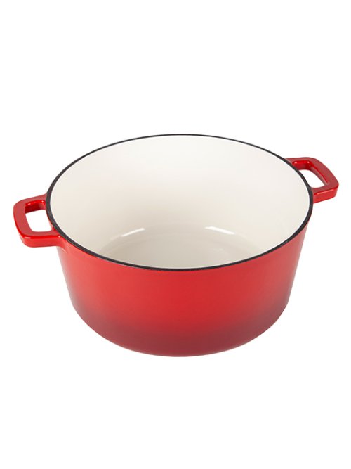 Набор посуды чугунный эмалированный Brazier-1 Max (red), фото 10 из 16
