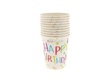 Набор праздничных стаканов Happy Birthday, 10 шт, арт. 7012305700