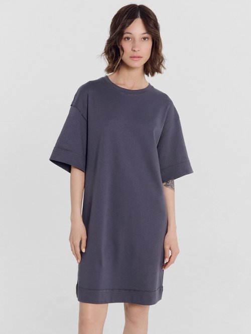 Платье женское в графитово-сером цвете, фото 3 из 5