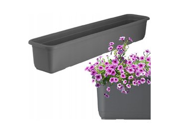 Кашпо Formplastic 5185-014 (матовый антрацит) в Пинске 5 элемент