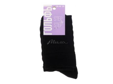 Мила акции Ветка - Гольфы женские STEP by STEP, 786 черный, размер 25, арт. 1806