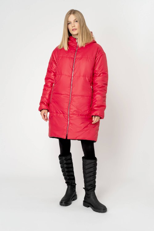 Пальто женское плащевое утепленное, фото 94 из 147