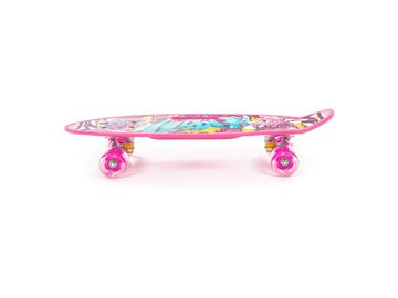 Доска роликовая Полесье 89564 (59 см) малиновая с наклейкой и малиновыми колёсами в Мозыре 5 элемент