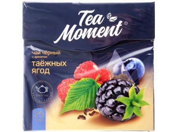 Чай чер"TEA MOMENT"(таежн.ягоды)20*1.8г
