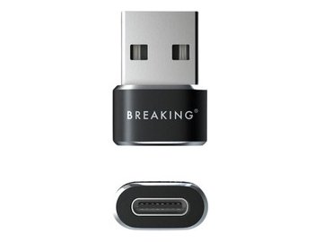 Адаптер USB-C - USB-A Breaking 24500 (черный) в Мозыре 5 элемент