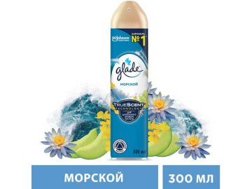 Освежитель воздуха GLADE Морской, 300 мл на акции в магазинах Мила