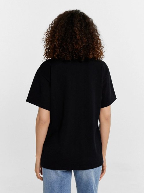 Футболка женская черная, фото 2 из 6