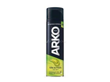 Гель для бритья и умывания ARKO Men с маслом семян конопли, 200 мл