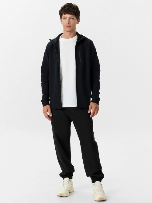 Толстовка мужская в черном цвете, фото 5 из 9