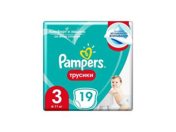 Подгузники-трусики PAMPERS Active Baby Small midi (6-11 кг) для мальчиков и девочек, 19 шт