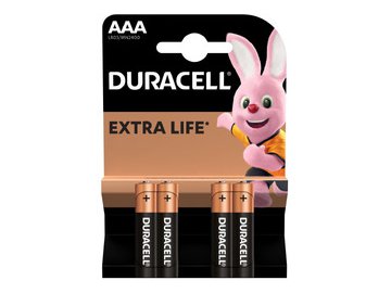 Батарейка DURACELL AAA (LR03/MN2400) 4 шт