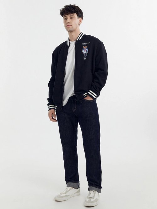 Толстовка мужская черная с печатью, фото 5 из 5