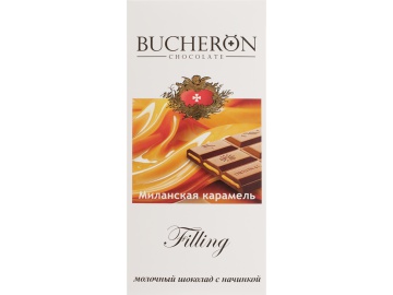 Шоколад "BUCHERON FILLING" (мил.кар) 85г на акции в магазинах Евроопт