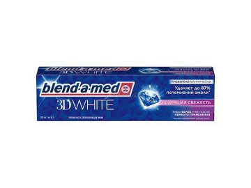 Паста зубная BLEND-A-MED 3D White бодрящая свежесть, 100 мл на акции в магазинах Мила