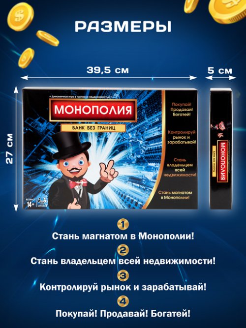 Игра настольная Монополия, фото 2 из 48