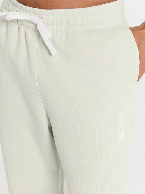 Теплые брюки в оттенке "морская пена" с лаконичным принтом, фото 5 из 6