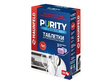 Таблетки для посудомоечных машин MAUNFELD Purity Premium all in 1 MDT100PP