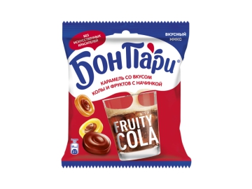 Карамель Бон пари со вк колы и фруктовой нач  200 г Корона