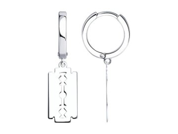 Серьги длинные SOKOLOV, серебро 925 проба