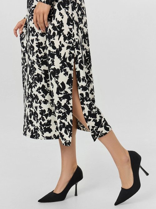 Платье женское бежевое с принтом, фото 5 из 6