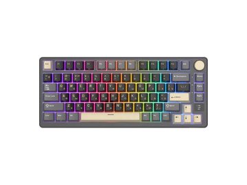 Клавиатура механическая Royal Kludge RK-M75 Phantom Brown switch на акции в магазинах 5 элемент