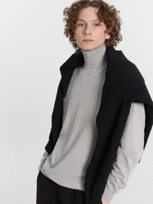 Свитер мужской серый, фото 1 из 5