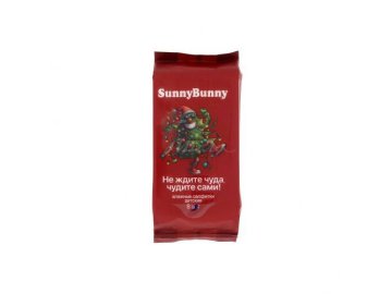 Салфетки влажные детские SUNNY BUNNY Не ждите чуда, чудите сами, арт. 38, 8 шт