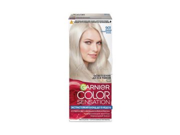 Крем-краска для волос GARNIER Color Sensation, тон 901 Серебристый блонд