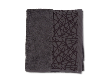 Полотенце махровое KAVA HOME TEXTILE РИМИНИ р.50х80 см, цвет графит,